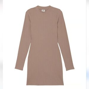 Victoria's Secret PINK Beige Long Sleeve Dress